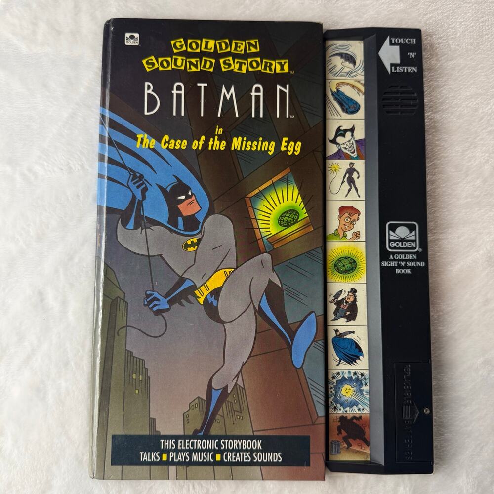 VTG Golden Sound Story Batman The Case of the Missing Egg No Sound